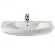 Dama Senso Раковина 80х53 бел. (1 отв. д/смесителя, с отв.)