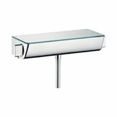 Hansgrohe Ecostat ( Хансгрое Эостат ) Смеситель для душа с термостатом + полочка